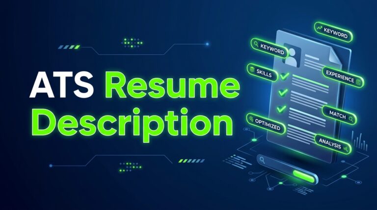 ATS Resume Description-How to Write ATS-Friendly Resume Description