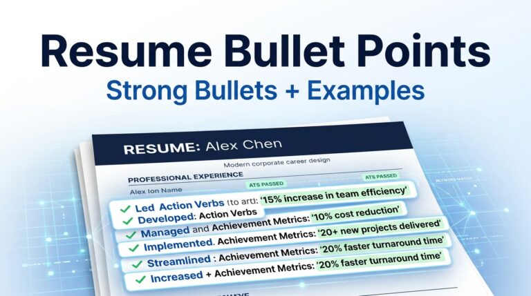Resume Bullet Points